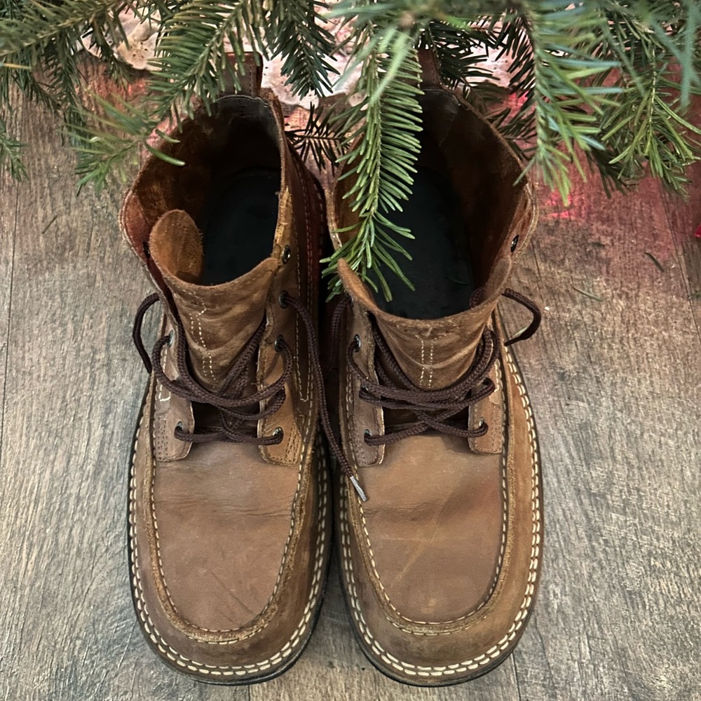 Men's Ariat Brown Leather Boots